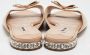 Miu Pre-owned Leather flats Beige Dames - Thumbnail 5