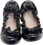 Miu Pre-owned Leather flats Black Dames - Thumbnail 2