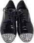 Miu Pre-owned Leather flats Black Dames - Thumbnail 2