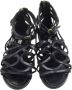 Miu Pre-owned Leather flats Black Dames - Thumbnail 2