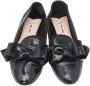 Miu Pre-owned Leather flats Black Dames - Thumbnail 2