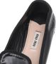 Miu Pre-owned Leather flats Black Dames - Thumbnail 6