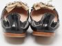 Miu Pre-owned Leather flats Black Dames - Thumbnail 5