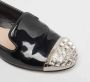 Miu Pre-owned Leather flats Black Dames - Thumbnail 7