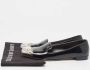 Miu Pre-owned Leather flats Black Dames - Thumbnail 9