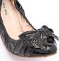 Miu Pre-owned Leather flats Black Dames - Thumbnail 7