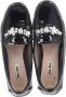 Miu Pre-owned Leather flats Black Dames - Thumbnail 2