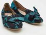 Miu Pre-owned Leather flats Blue Dames - Thumbnail 4