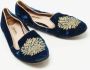 Miu Pre-owned Leather flats Blue Dames - Thumbnail 4