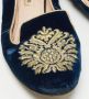 Miu Pre-owned Leather flats Blue Dames - Thumbnail 7