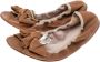 Miu Pre-owned Leather flats Brown Dames - Thumbnail 3