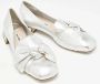 Miu Pre-owned Leather flats Gray Dames - Thumbnail 4