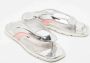 Miu Pre-owned Leather flats Gray Dames - Thumbnail 4