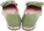 Miu Pre-owned Leather flats Green Dames - Thumbnail 4