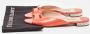 Miu Pre-owned Leather flats Orange Dames - Thumbnail 9