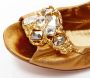 Miu Pre-owned Leather flats Yellow Dames - Thumbnail 8