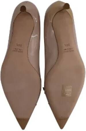 Miu Pre-owned Leather heels Beige Dames