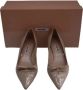 Miu Pre-owned Leather heels Beige Dames - Thumbnail 6