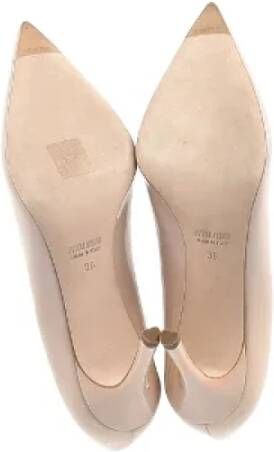 Miu Pre-owned Leather heels Beige Dames