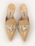 Miu Pre-owned Leather heels Beige Dames - Thumbnail 4