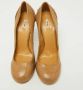 Miu Pre-owned Leather heels Beige Dames - Thumbnail 3