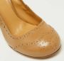 Miu Pre-owned Leather heels Beige Dames - Thumbnail 7