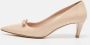 Miu Pre-owned Leather heels Beige Dames - Thumbnail 2