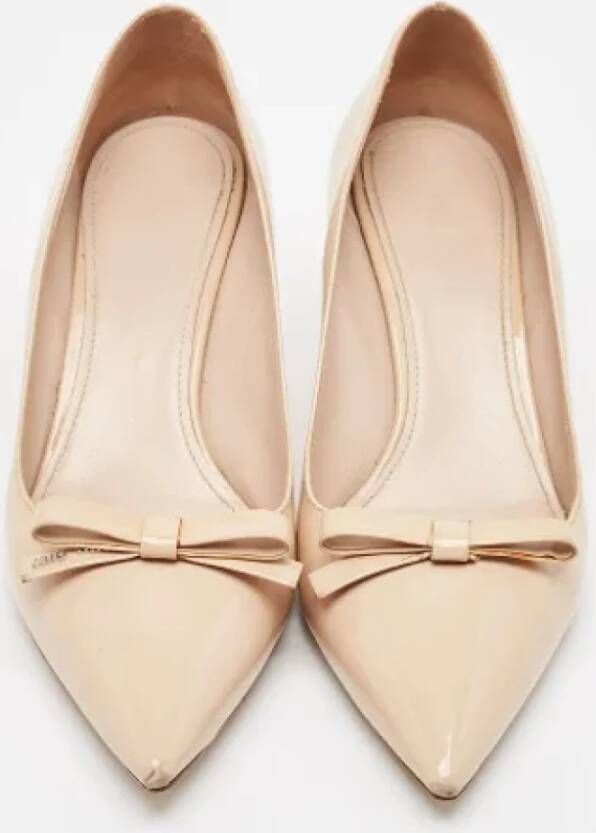 Miu Pre-owned Leather heels Beige Dames