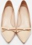 Miu Pre-owned Leather heels Beige Dames - Thumbnail 3