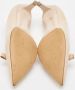 Miu Pre-owned Leather heels Beige Dames - Thumbnail 6