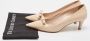 Miu Pre-owned Leather heels Beige Dames - Thumbnail 9