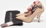 Miu Pre-owned Leather heels Beige Dames - Thumbnail 8