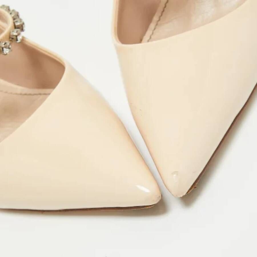 Miu Pre-owned Leather heels Beige Dames