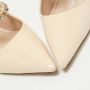 Miu Pre-owned Leather heels Beige Dames - Thumbnail 8