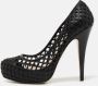 Miu Pre-owned Leather heels Black Dames - Thumbnail 2