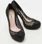 Miu Pre-owned Leather heels Black Dames - Thumbnail 4