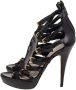 Miu Pre-owned Leather heels Black Dames - Thumbnail 3