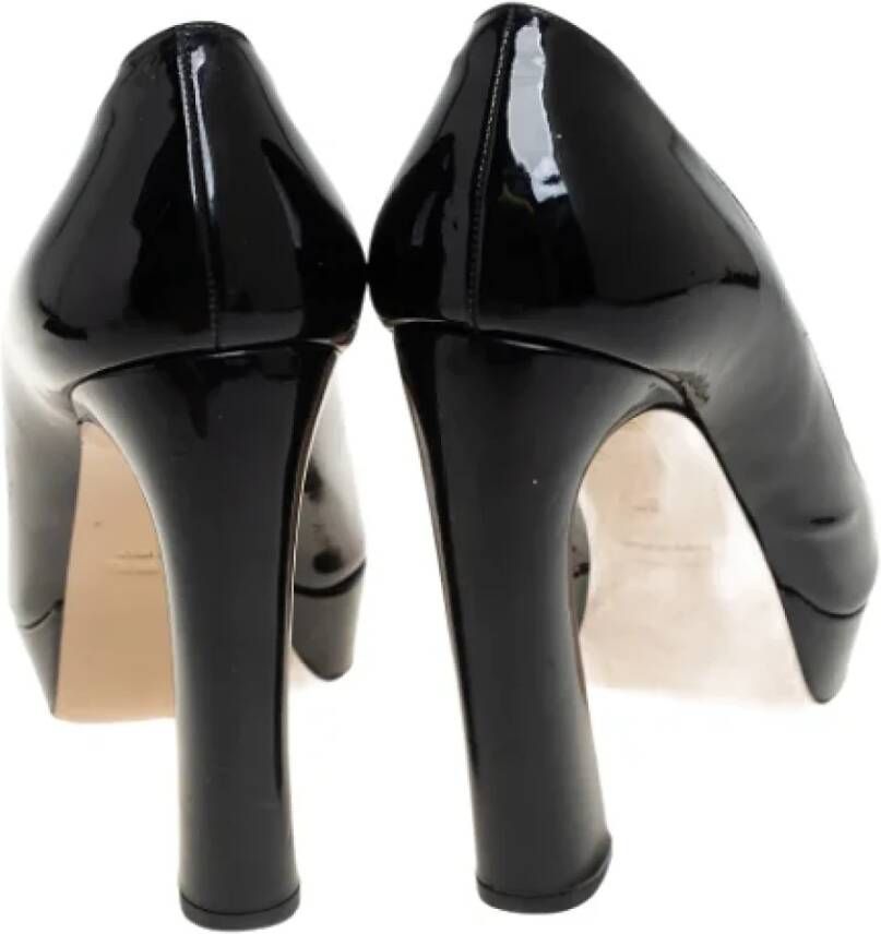 Miu Pre-owned Leather heels Black Dames