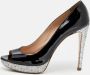 Miu Pre-owned Leather heels Black Dames - Thumbnail 2