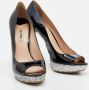 Miu Pre-owned Leather heels Black Dames - Thumbnail 4