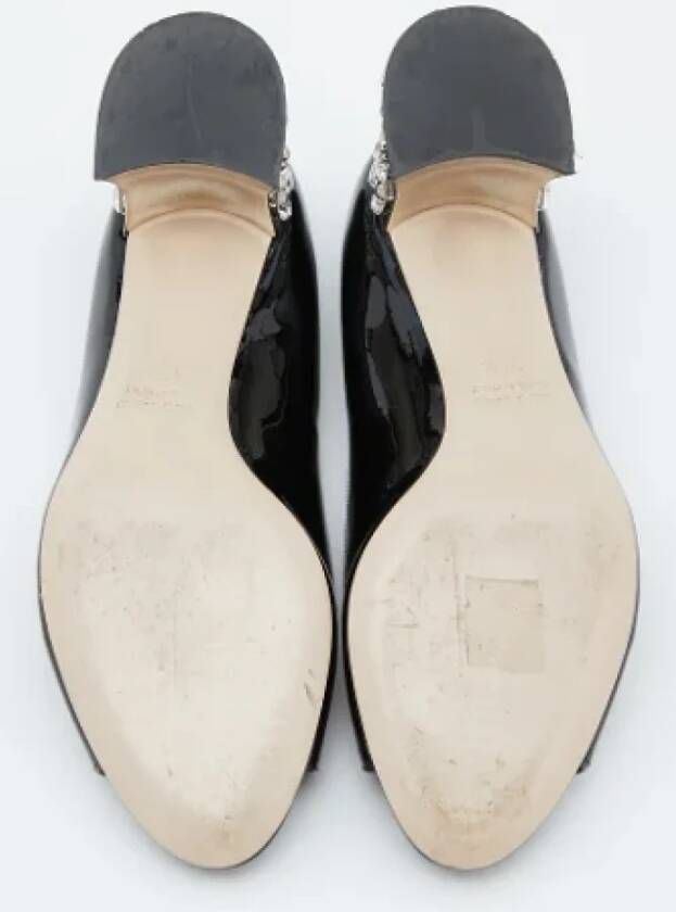 Miu Pre-owned Leather heels Black Dames