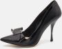 Miu Pre-owned Leather heels Black Dames - Thumbnail 2