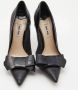 Miu Pre-owned Leather heels Black Dames - Thumbnail 3