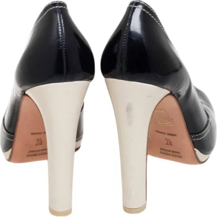 Miu Pre-owned Leather heels Black Dames