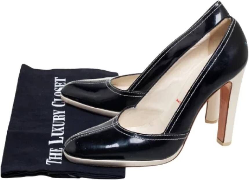 Miu Pre-owned Leather heels Black Dames