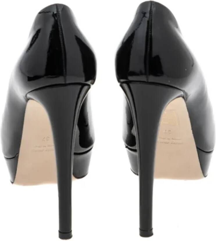 Miu Pre-owned Leather heels Black Dames