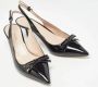 Miu Pre-owned Leather heels Black Dames - Thumbnail 4