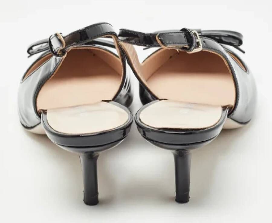 Miu Pre-owned Leather heels Black Dames