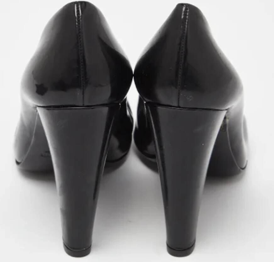 Miu Pre-owned Leather heels Black Dames