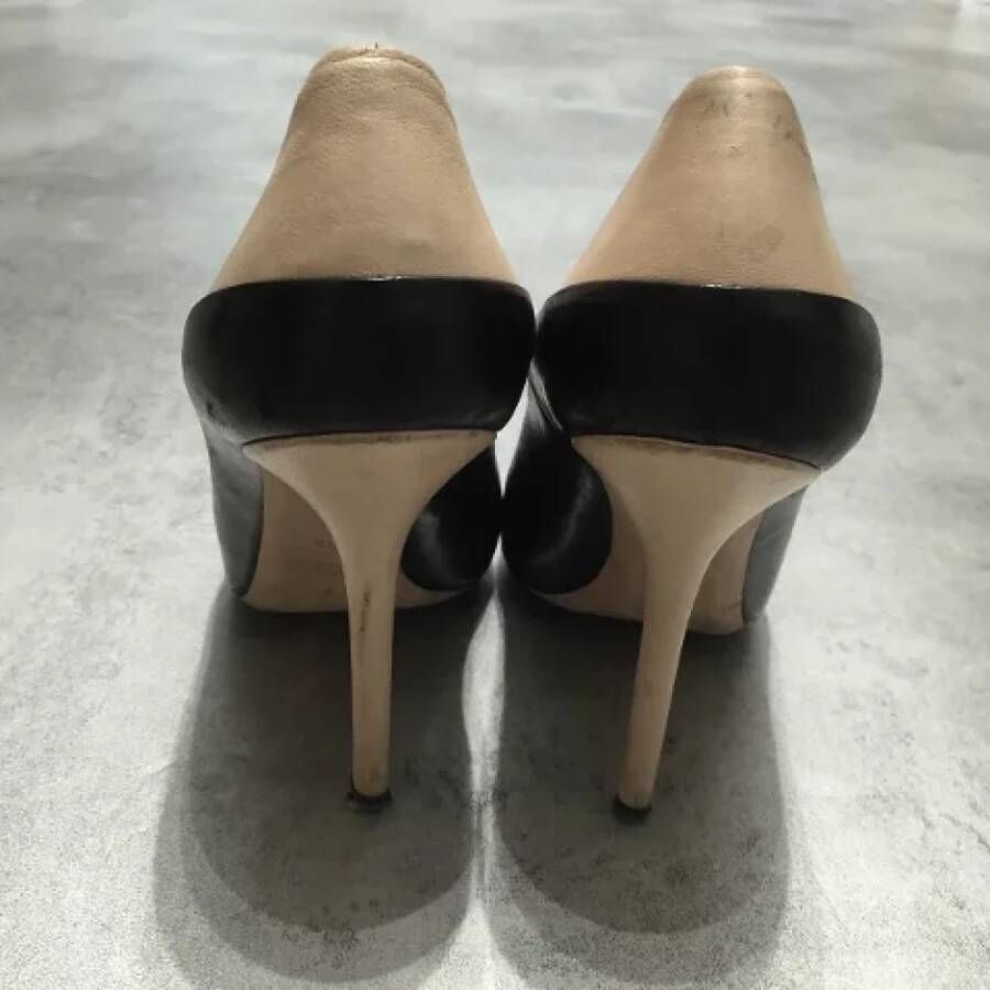 Miu Pre-owned Leather heels Black Dames